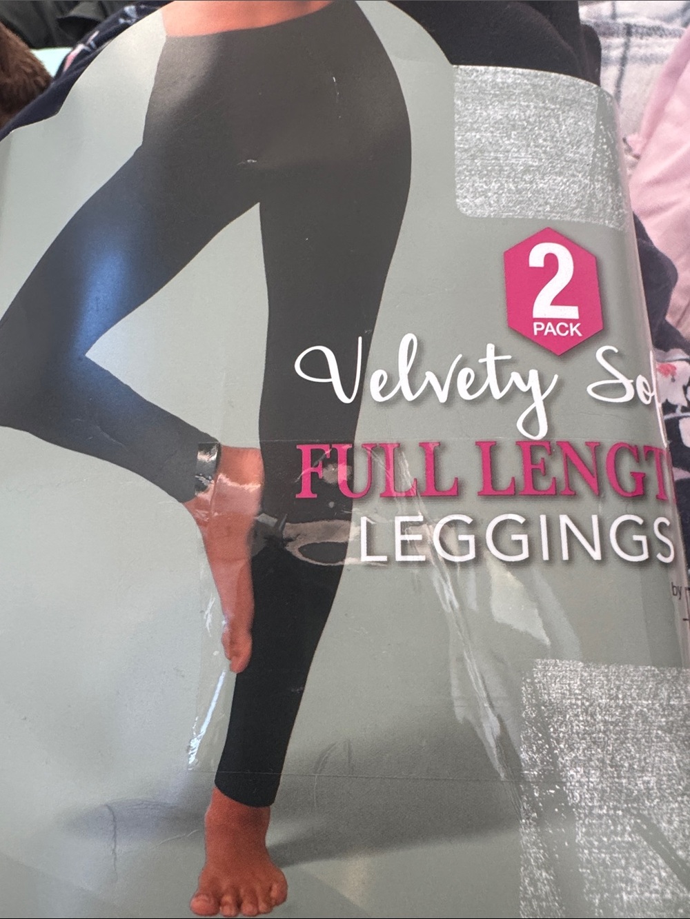 Felina Velvety Full Length Leggings - Black
